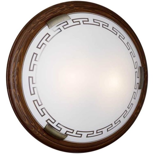 Потолочный светильник Sonex Gl-wood Greca wood 360 Белый