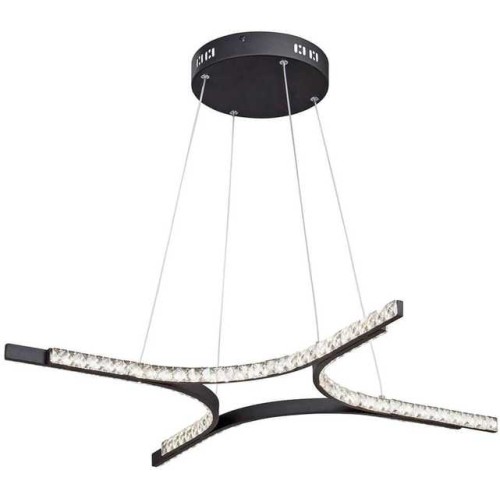 Подвесной светодиодный светильник Vitaluce V4669-1/4S Черный