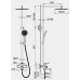 Душевая система PANTA Elegant PT739010CR хром 