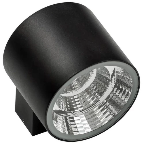 Уличный настенный светодиодный светильник Lightstar Paro 370672 черная