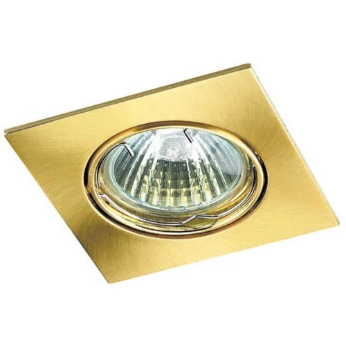 Встраиваемый светильник Novotech Spot Quadro 369107 Золотой