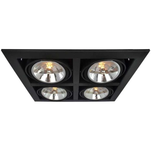 Встраиваемый светильник Arte Lamp Cardani A5935PL-4BK Черный