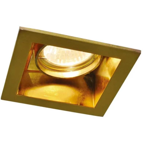 Встраиваемый светильник Arte Lamp Cryptic A8050PL-1GO Золотой