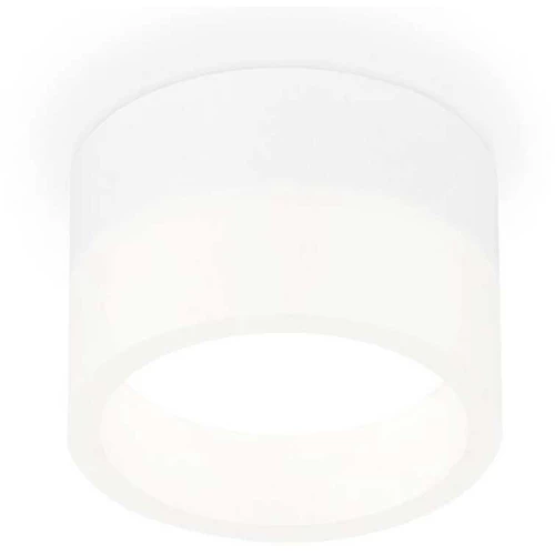 Комплект накладного светильника с акрилом SWH/FR белый песок/белый матовый GX53 XS8101015 (С8101, N8401) Белый