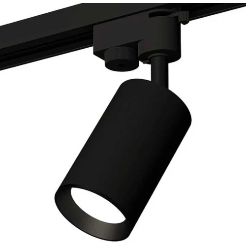 Комплект трекового однофазного светильника Ambrella light SBK/PBK черный песок/черный полированный XT6323003 (A2521, C6323, N6103) Черный